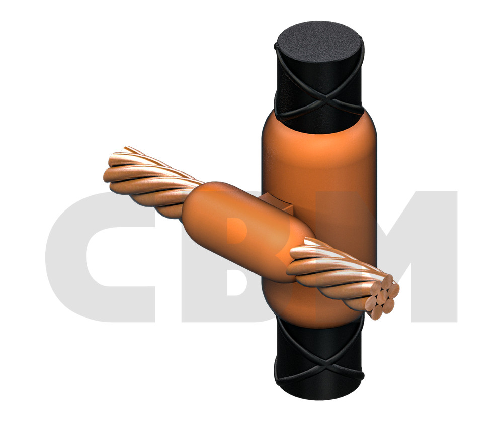 Wire/stranded wire to ribbed bar, group: C-DZ-A