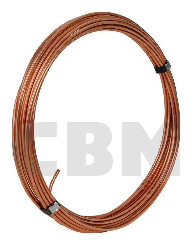 Copper-bonded steel wire Ø 8 mm