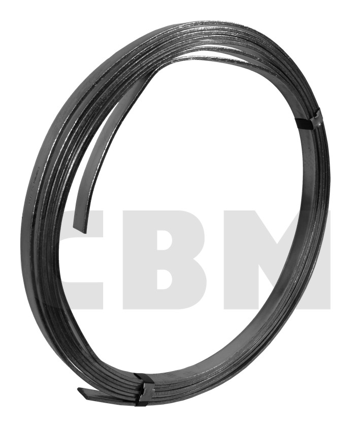 Uncoated steel tape 4 mm for foundation earthing