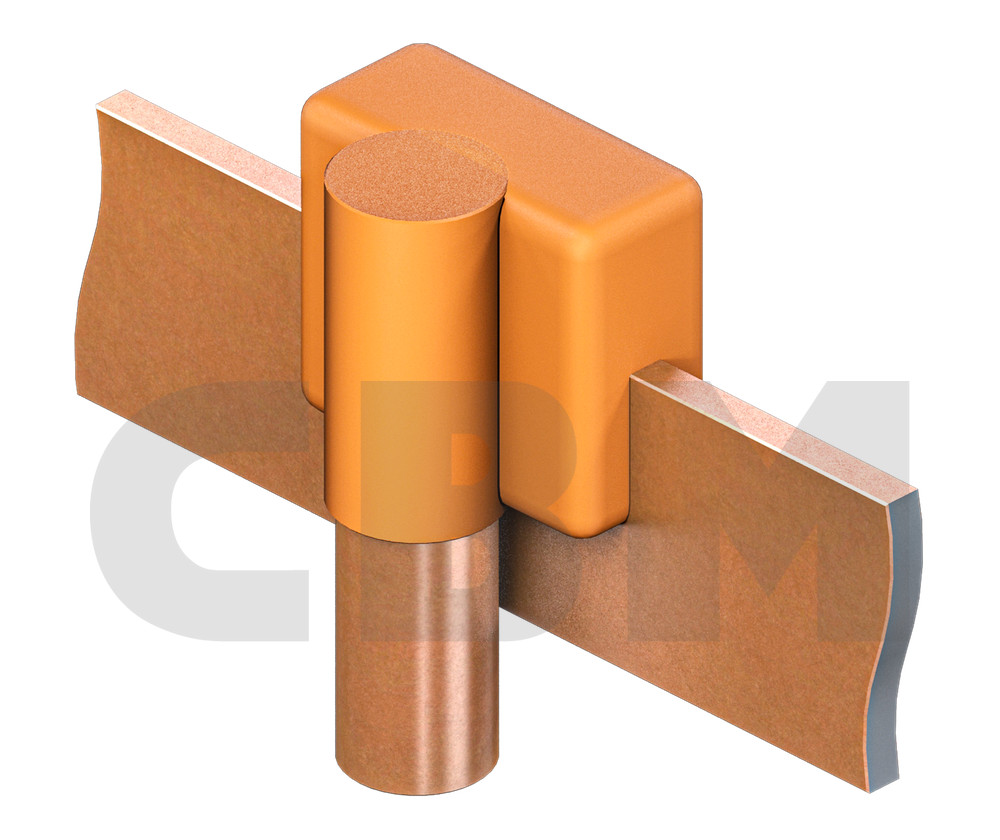 Earth rod to tape connection, group: C-UP-E