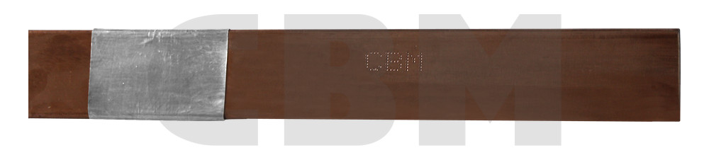 Self-adhesive bimetallic divider