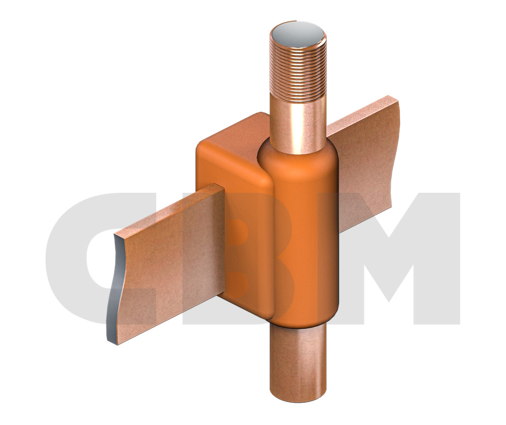 Earth rod to tape connection, group: C-UP-D