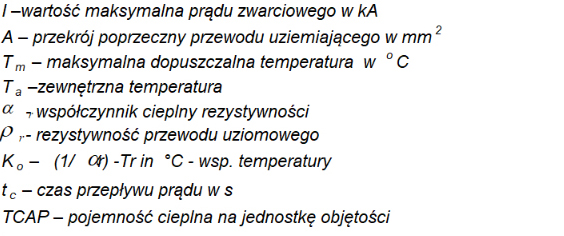 Wzór obliczeniowy