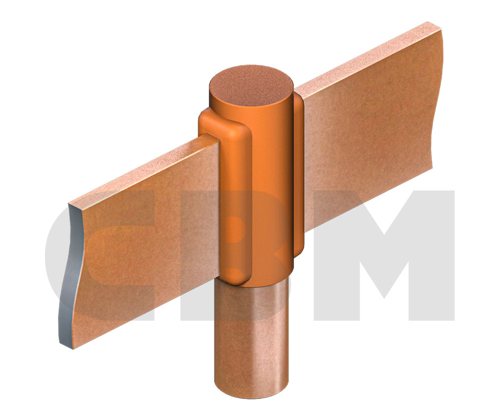 Earth rod to tape connection, group: C-UP-C