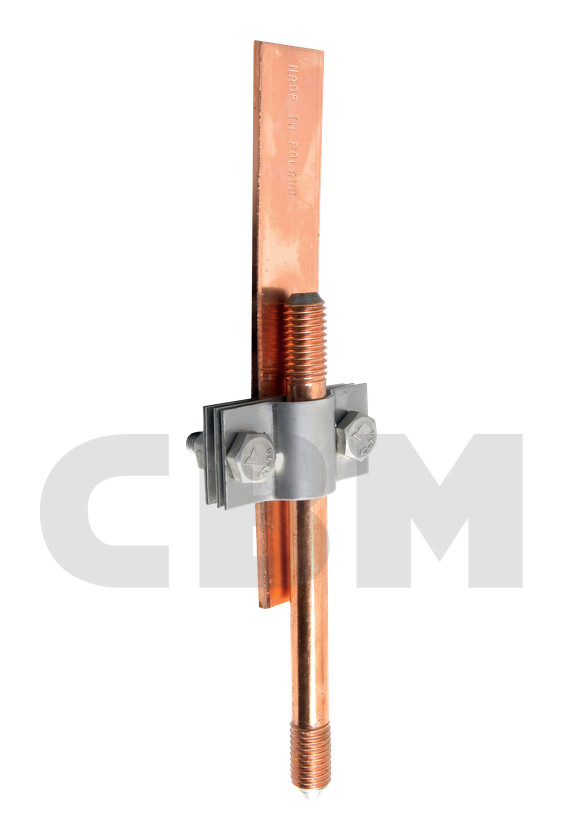 Terminal clamp – flat, bolted 2 x M10